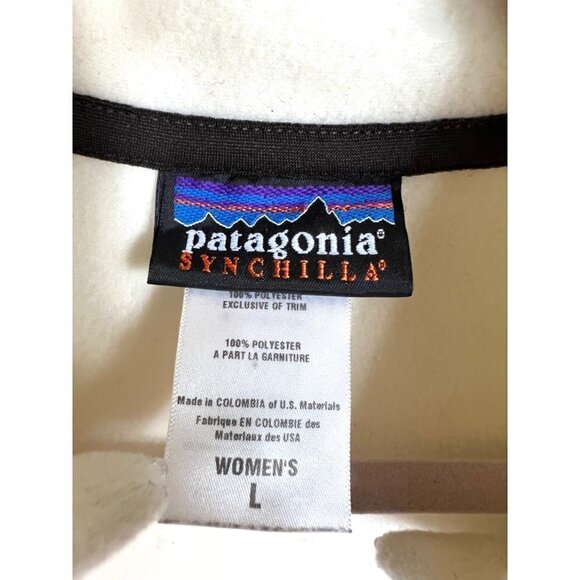 Patagonia synchilla zip up fleece jacket with pockets - Picture 8 of 11